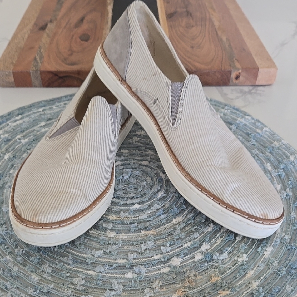 UGG Striped Slip-On Sneakers